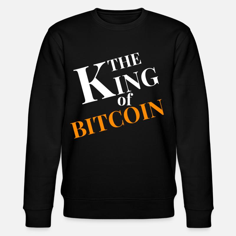 Roi du graphique Bitcoin - Sweat bio CHANGER Stanley/Stella Unisexe - noir