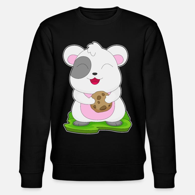 Biscuit hamster - Sweat bio CHANGER Stanley/Stella Unisexe - noir