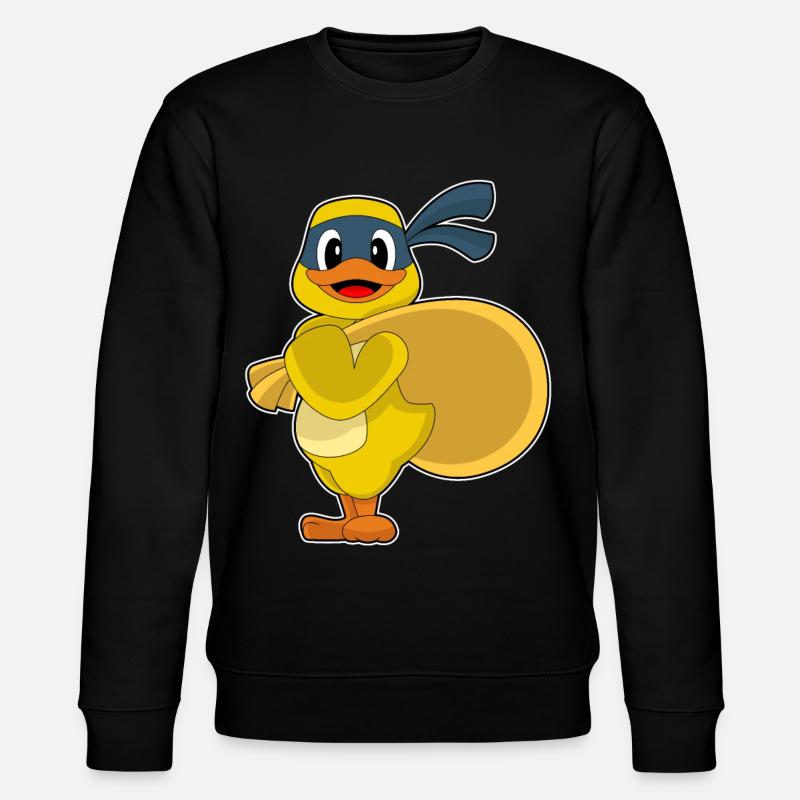 Duck Bandit Sack - Stanley/Stella CHANGER Unisex Organic Sweatshirt - black