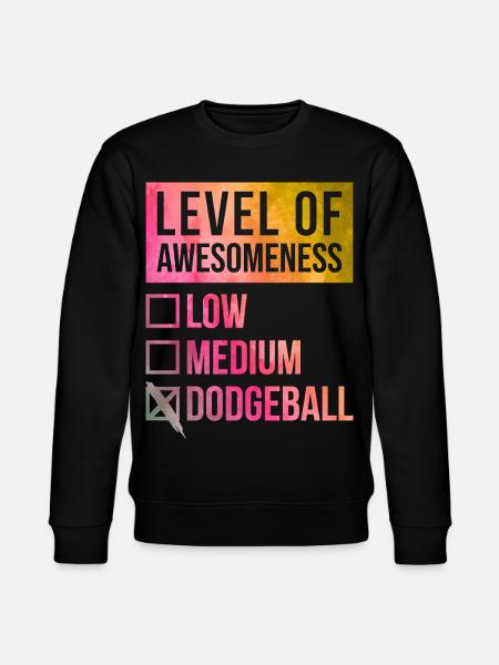 Dodgeball Dodgeball Dodgeball - Stanley/Stella CHANGER Unisex Organic Sweatshirt - black