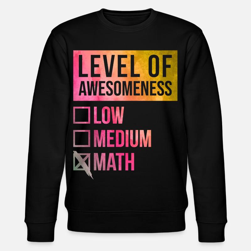 Mathematik - Stanley/Stella Unisex Bio-Sweatshirt CHANGER  - Schwarz