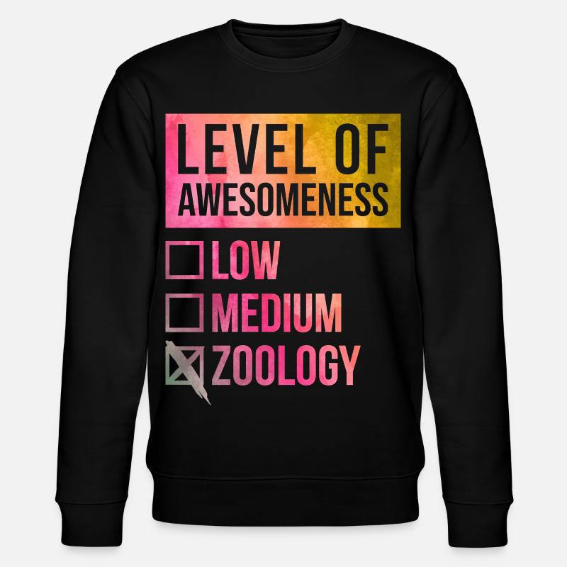 Zoologie - Stanley/Stella Unisex Bio-Sweatshirt CHANGER  - Schwarz