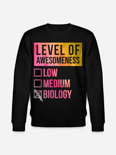 Biology Biology Biology - Stanley/Stella CHANGER Unisex Organic Sweatshirt - black