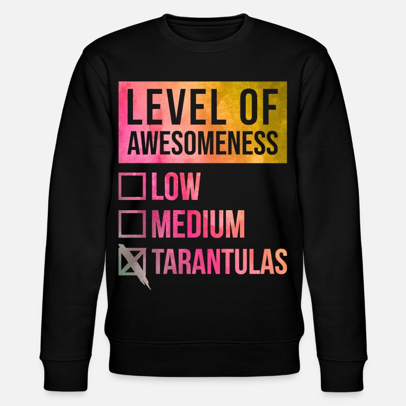 tarentule - Sweat bio CHANGER Stanley/Stella Unisexe - noir