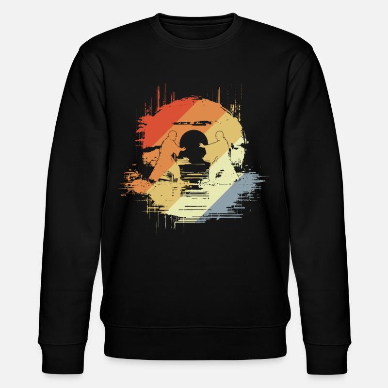 Karate Grafik - Stanley/Stella Unisex Bio-Sweatshirt CHANGER  - Schwarz