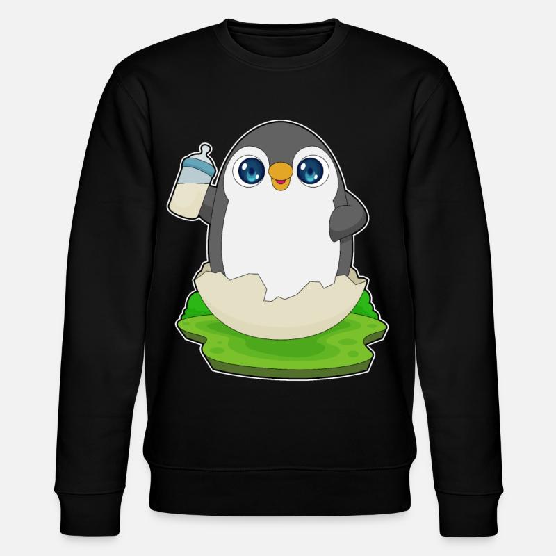 Penguin Biberon Lait - Sweat bio CHANGER Stanley/Stella Unisexe - noir