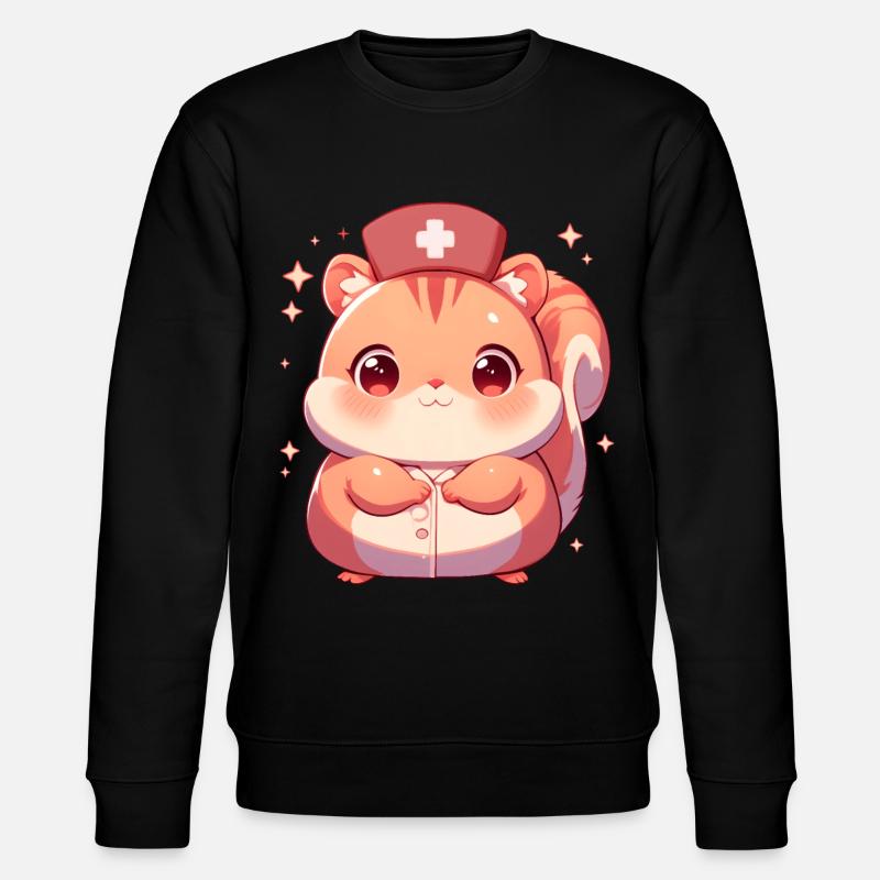 Infirmière Écureuil Infirmière Médecin - Sweat bio CHANGER Stanley/Stella Unisexe - noir