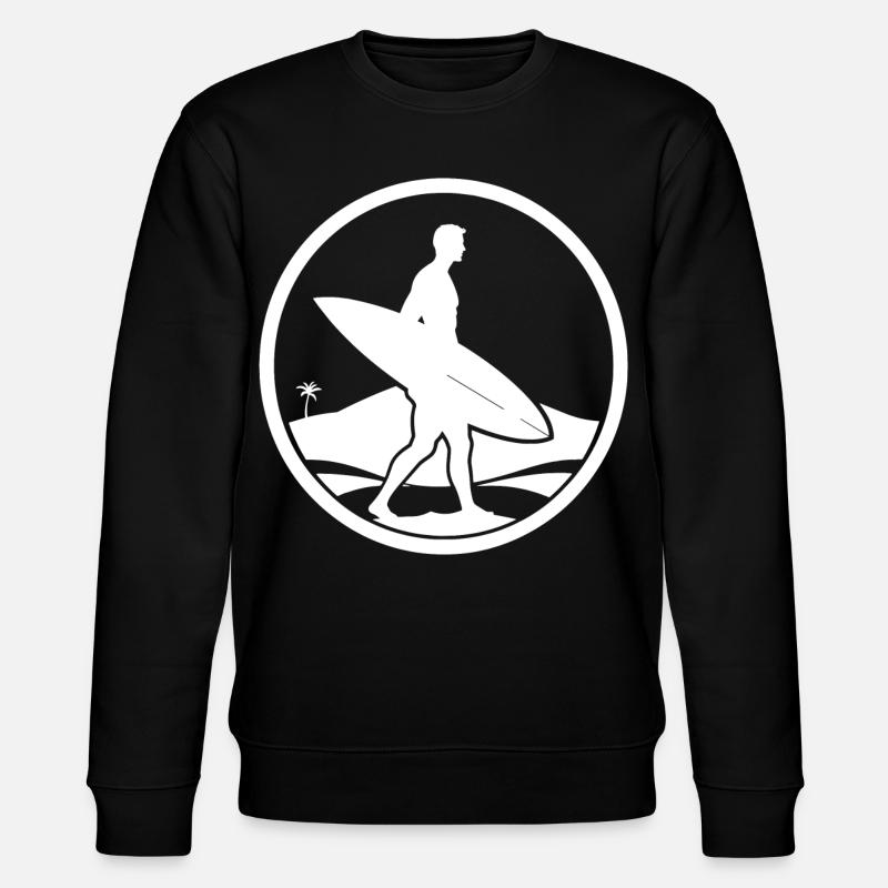 Surfer Logo - Stanley/Stella Unisex Bio-Sweatshirt CHANGER  - Schwarz