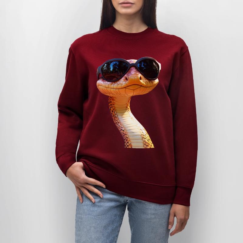 Serpent Python Cobra Mamba Serpent à sonnettes Serpent Sweat bio CHANGER Stanley/Stella Unisexe