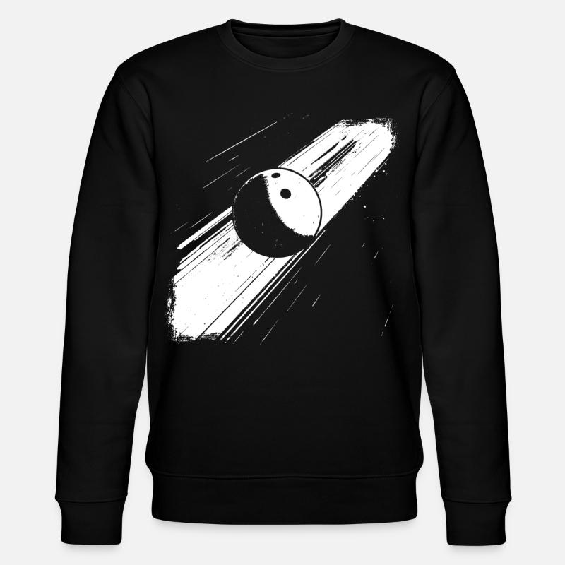 Bowlingkugel - Stanley/Stella Unisex Bio-Sweatshirt CHANGER - Schwarz