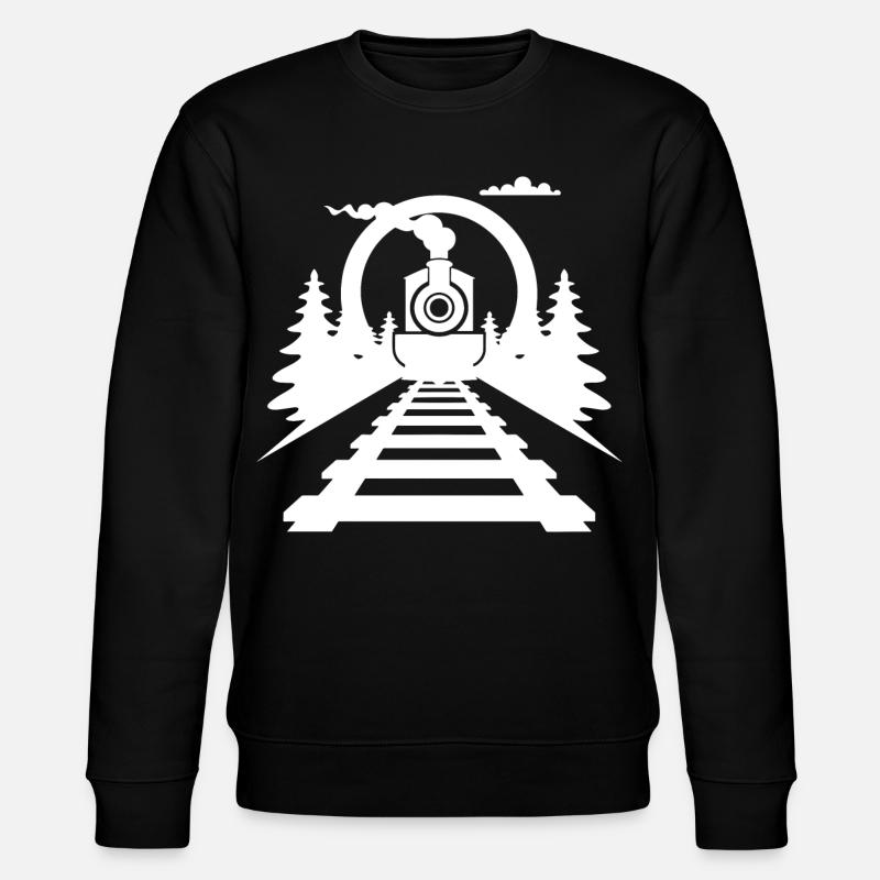 Chemin de fer - Sweat bio CHANGER Stanley/Stella Unisexe - noir