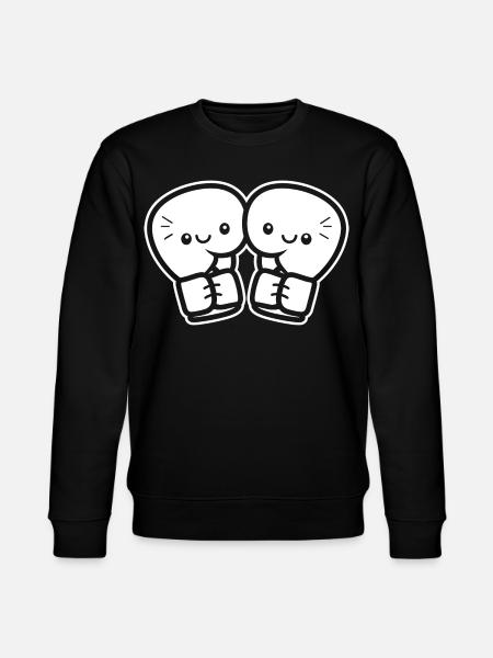 Funny Boxing Gloves - Stanley/Stella CHANGER Unisex Organic Sweatshirt - black