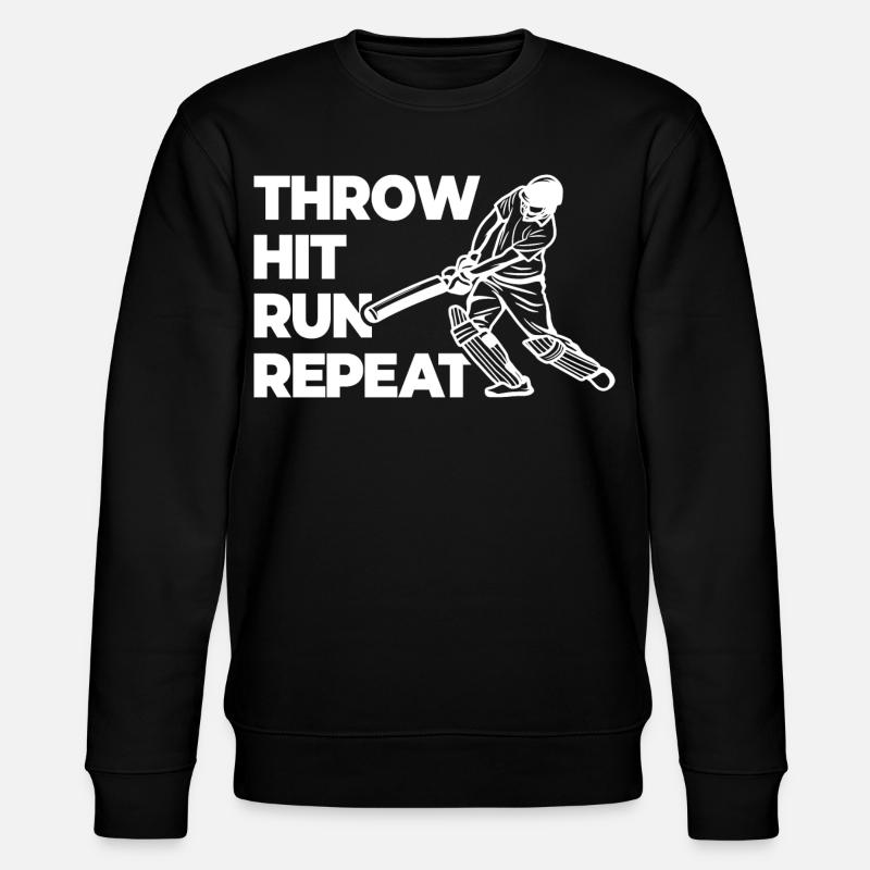 Throwing, hitting, repeating races - Stanley/Stella CHANGER Unisex Organic Sweatshirt - black