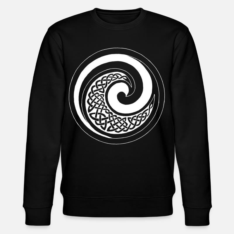 Vague de l'océan blanc - Sweat bio CHANGER Stanley/Stella Unisexe - noir