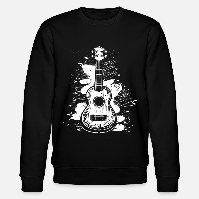 Ukulele Graffiti - Stanley/Stella Unisex Bio-Sweatshirt CHANGER  - Schwarz