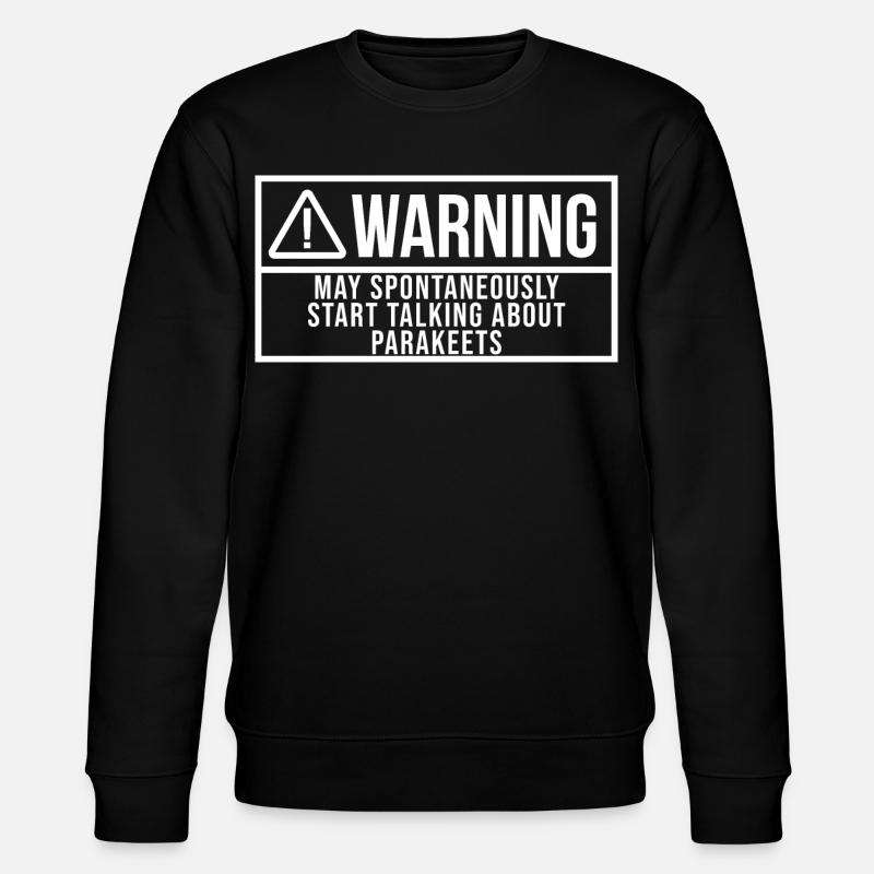 perruche - Sweat bio CHANGER Stanley/Stella Unisexe - noir