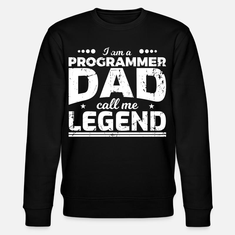 Coder Dad - Stanley/Stella CHANGER Unisex Organic Sweatshirt - black