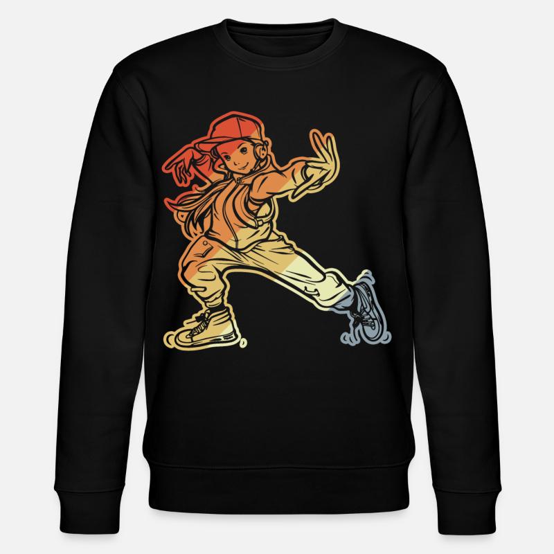 Breakdance Mädchen - Stanley/Stella Unisex Bio-Sweatshirt CHANGER  - Schwarz