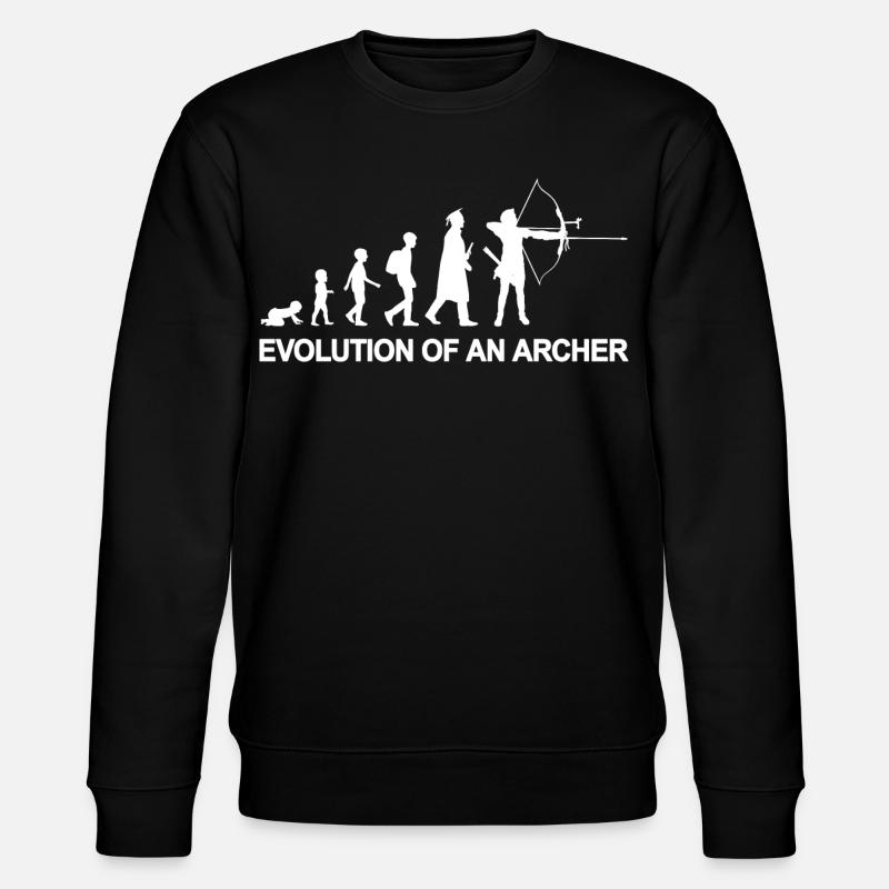 Kind zum Bogenschützen - Stanley/Stella Unisex Bio-Sweatshirt CHANGER - Schwarz