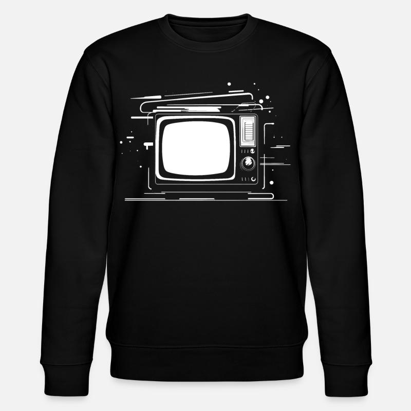 Retro TV - Stanley/Stella Unisex Bio-Sweatshirt CHANGER - Schwarz