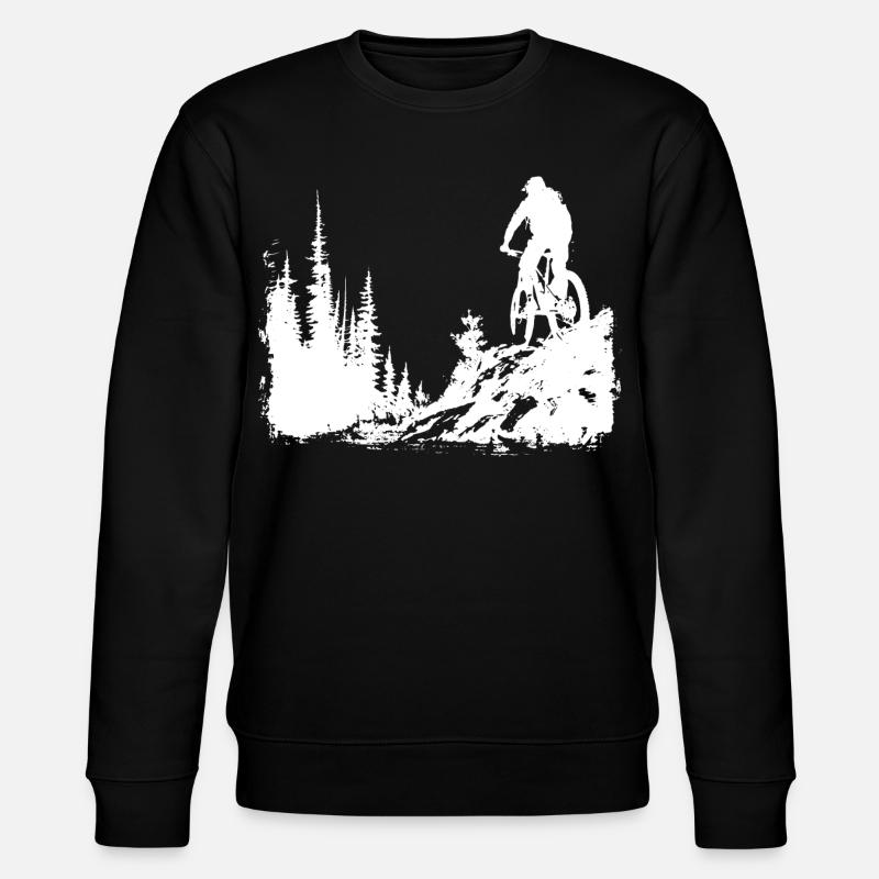 Croquis de VTT - Sweat bio CHANGER Stanley/Stella Unisexe - noir