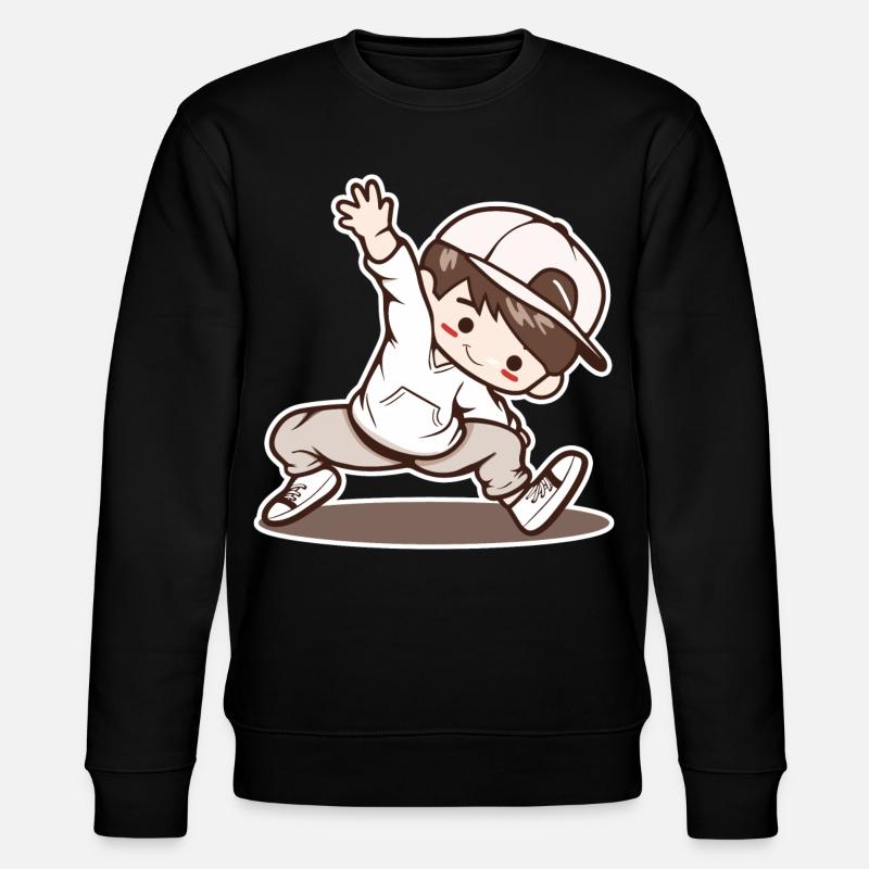 Petit garçon de breakdance - Sweat bio CHANGER Stanley/Stella Unisexe - noir