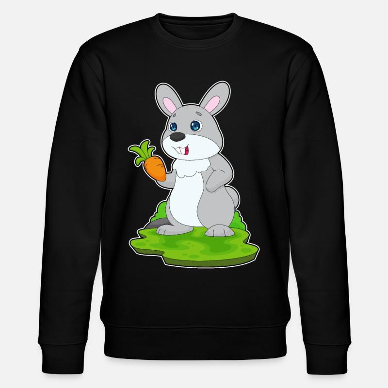 Lapin Carotte - Sweat bio CHANGER Stanley/Stella Unisexe - noir