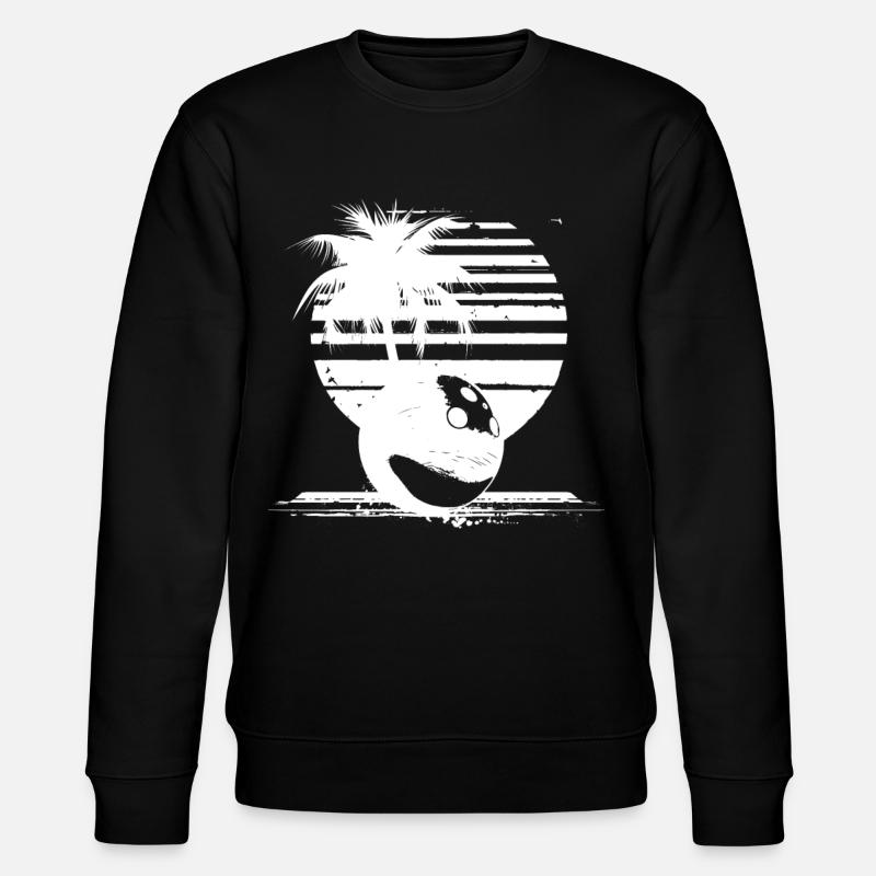 Bowlingkugel - Stanley/Stella Unisex Bio-Sweatshirt CHANGER  - Schwarz