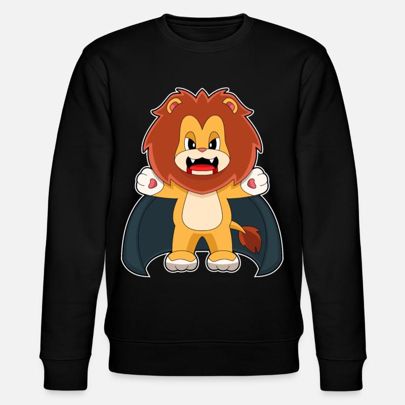 Lion Halloween Vampire - Sweat bio CHANGER Stanley/Stella Unisexe - noir