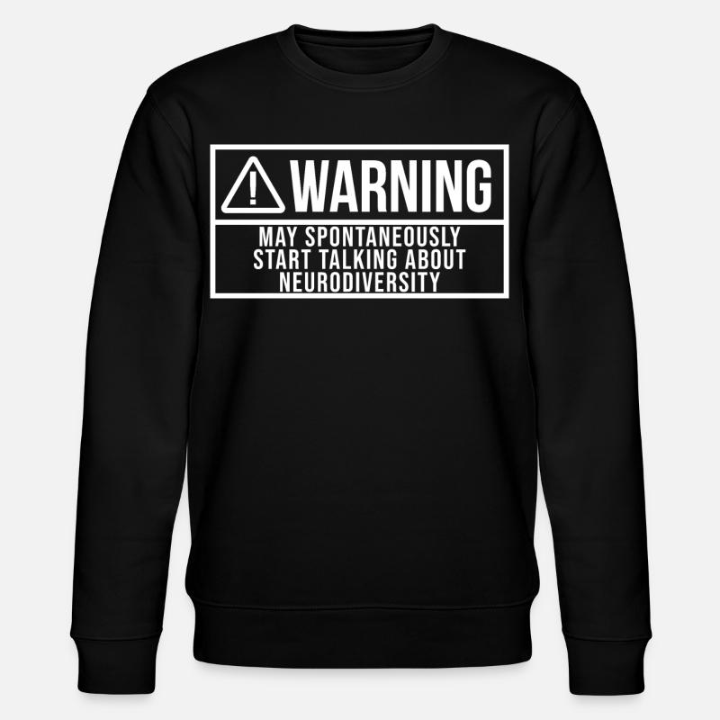 Neurodiversität - Stanley/Stella Unisex Bio-Sweatshirt CHANGER  - Schwarz