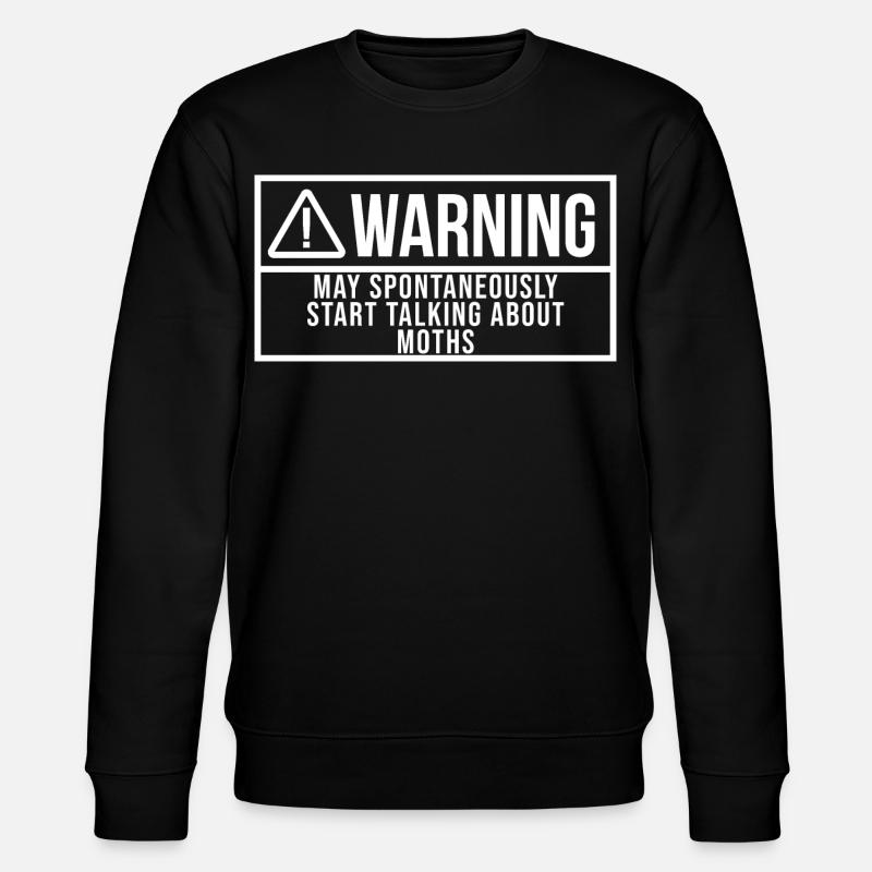 Moth - Stanley/Stella CHANGER Unisex Organic Sweatshirt - black