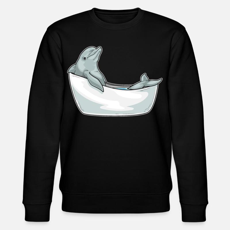 Baignoire Dolphin - Sweat bio CHANGER Stanley/Stella Unisexe - noir
