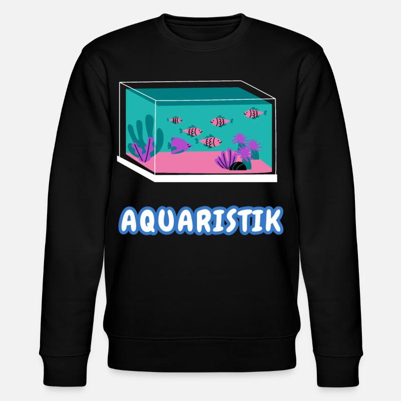 Aquaristik-Liebhaber - Stanley/Stella Unisex Bio-Sweatshirt CHANGER  - Schwarz