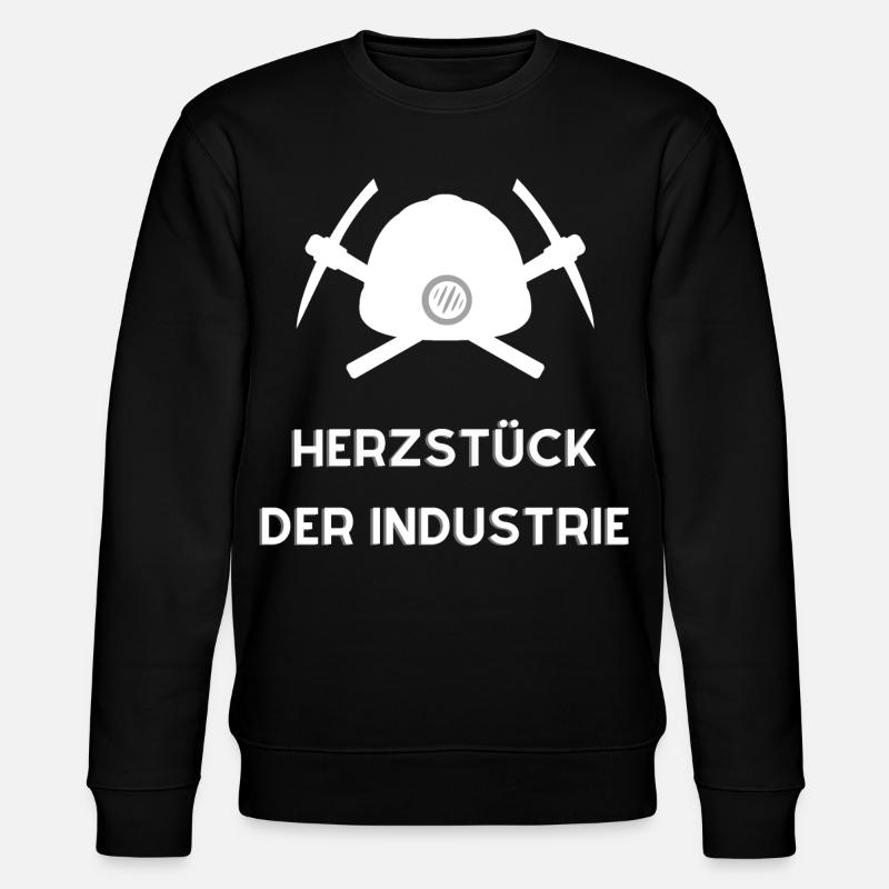 Kohlegräber vereint - Stanley/Stella Unisex Bio-Sweatshirt CHANGER  - Schwarz