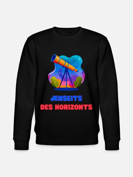 Beyond the horizon - Stanley/Stella CHANGER Unisex Organic Sweatshirt - black