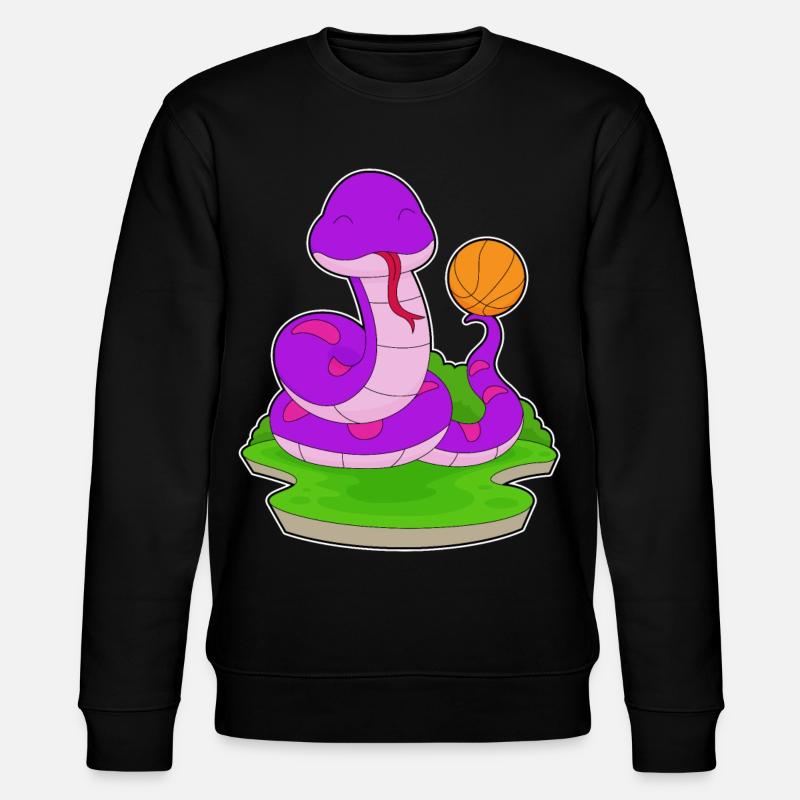 Serpent Basketteur Basketteur - Sweat bio CHANGER Stanley/Stella Unisexe - noir