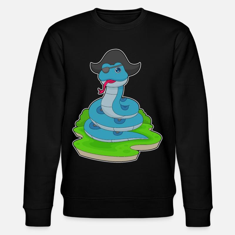 Serpent Pirate Chapeau de Pirate - Sweat bio CHANGER Stanley/Stella Unisexe - noir