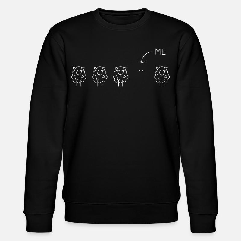 Déclaration drôle d’illustration de Black Sheep - Sweat bio CHANGER Stanley/Stella Unisexe - noir