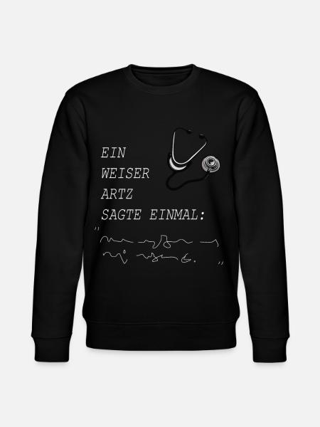 Ein weiser Arzt - Stanley/Stella Unisex Bio-Sweatshirt CHANGER - Schwarz