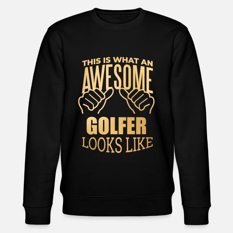 Golf - Sweat bio CHANGER Stanley/Stella Unisexe - noir
