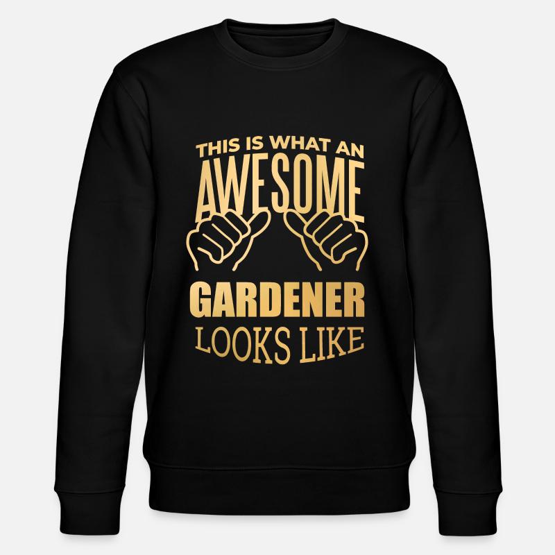 Gartenarbeit - Stanley/Stella Unisex Bio-Sweatshirt CHANGER  - Schwarz