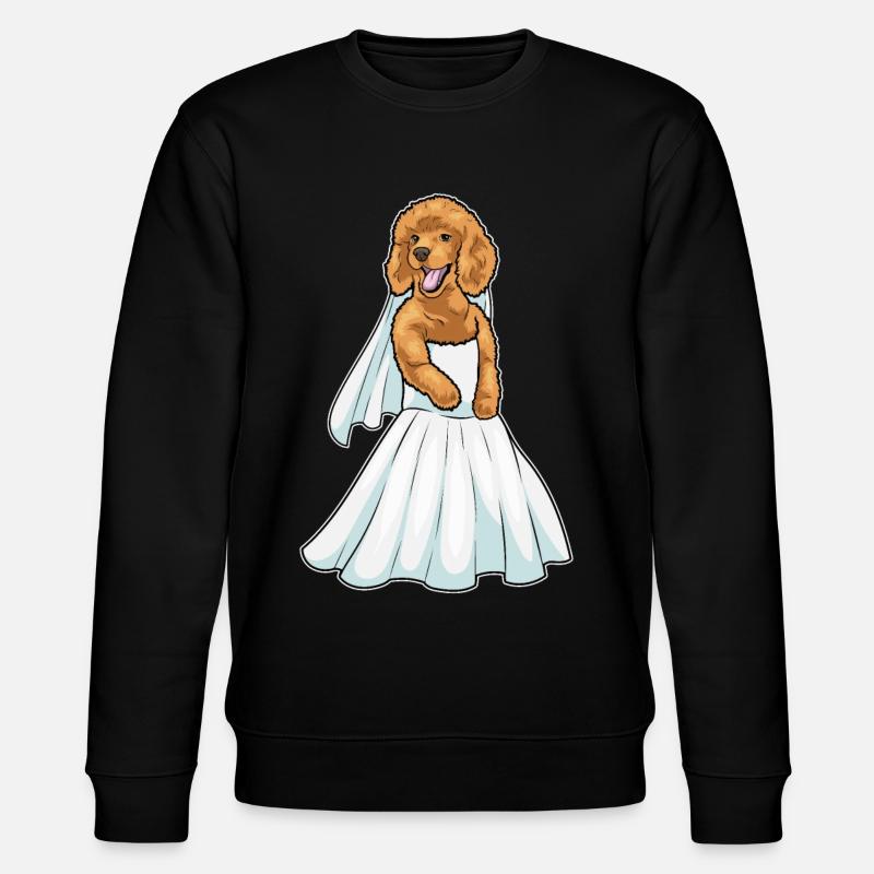Robe de mariée caniche - Sweat bio CHANGER Stanley/Stella Unisexe - noir