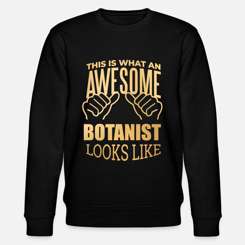 Botanik - Stanley/Stella Unisex Bio-Sweatshirt CHANGER  - Schwarz