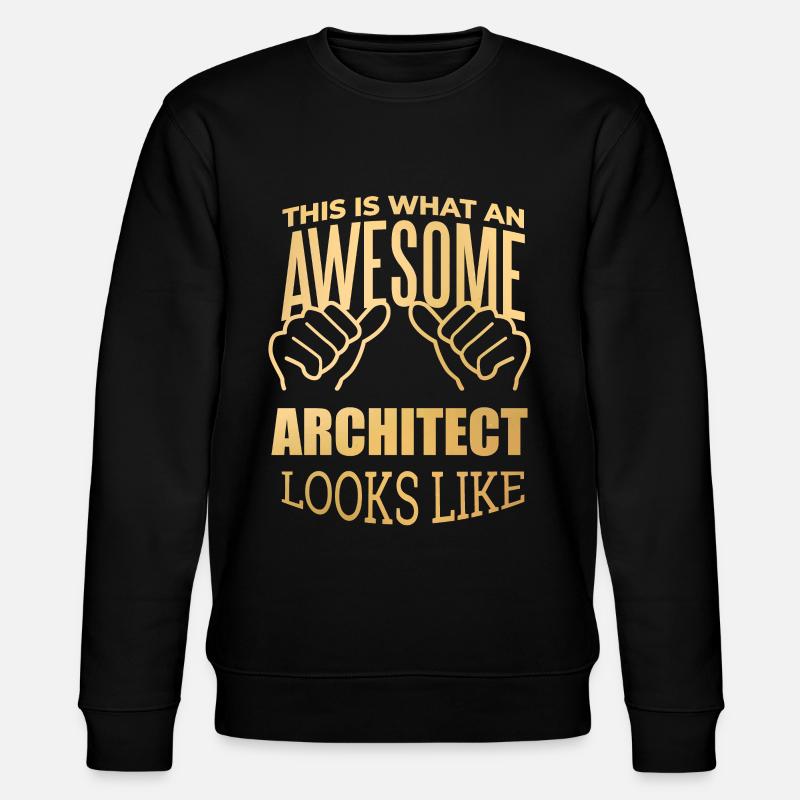 Architekt - Stanley/Stella Unisex Bio-Sweatshirt CHANGER  - Schwarz