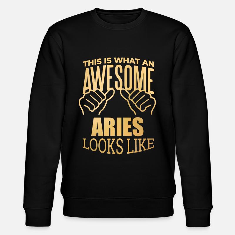 Widder - Stanley/Stella Unisex Bio-Sweatshirt CHANGER  - Schwarz