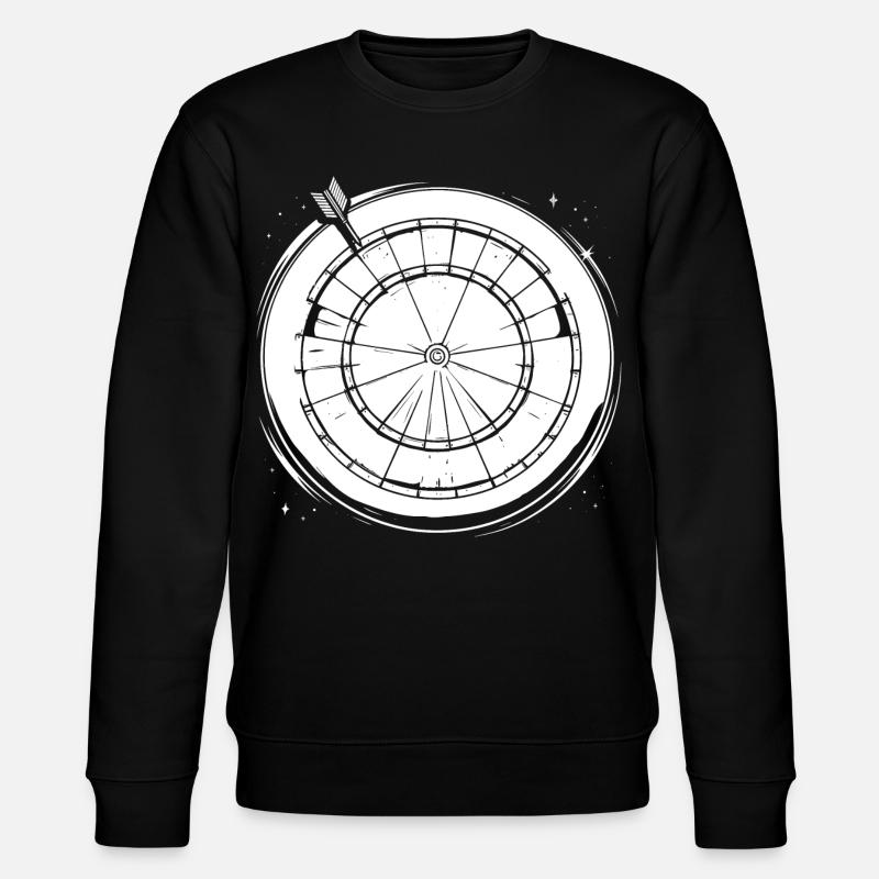 Dessin de fléchettes - Sweat bio CHANGER Stanley/Stella Unisexe - noir