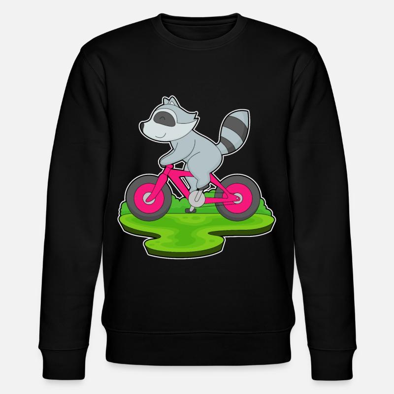 Vélo raton laveur - Sweat bio CHANGER Stanley/Stella Unisexe - noir