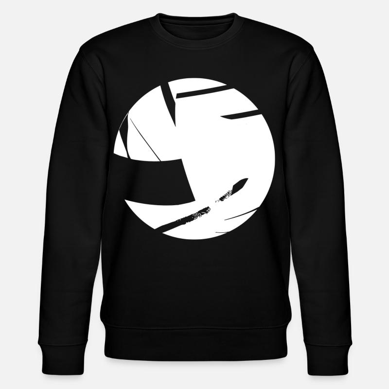 Volleyball Comic Look - Stanley/Stella Unisex Bio-Sweatshirt CHANGER - Schwarz