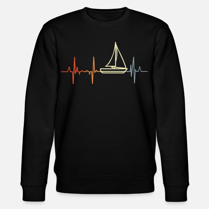 J’adore la voile - Sweat bio CHANGER Stanley/Stella Unisexe - noir