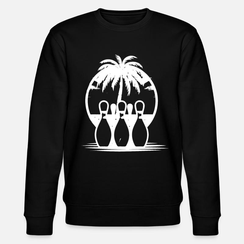 Bowling Graphics - Stanley/Stella CHANGER Unisex Organic Sweatshirt - black